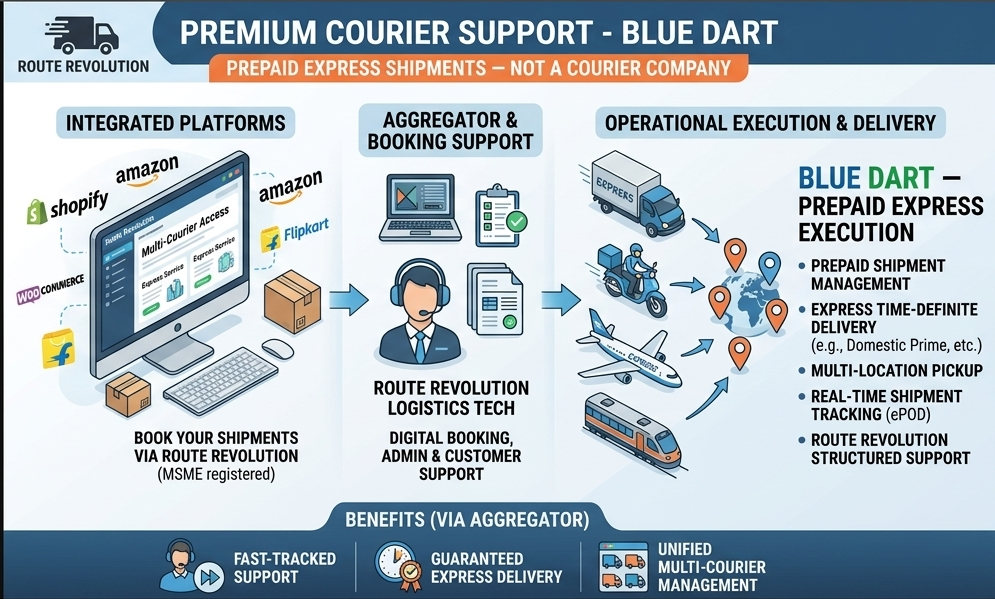 Blue Dart Premium Support